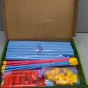 2 Pack Bow and Arrow Set for Kids, Light Up Archery Set with 14 Suction Cup Arrows, Outdoor Toys for Kids Ages 6-8 8-12, Birthday Gifts Ideas Toys for 4 5 6 7 8 9 10 Year Old Girls Boys (Red&blue)