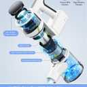 Comvtu Cordless Vacuums, Detachable Parts Stick Vacuum (Pearl White)