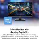 msi PRO MP241 E14V 24-inch IPS 1920 x 1080 (FHD) Office Monitor, 144Hz, Free-Sync, HDMI, DisplayPort, VESA Mountable, Tilt, Speaker, 4-Side Slim Bezel 1ms, Black