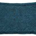Better Trends Teal King Sham 100% Cotton Chenille Bedspread Sham, Soft and Cozy Tufted Tumble Dry (20x36 King Sham) Ashton Collection