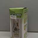 Reinforced Cat Screen Door, 35.5X82 Heavy Duty Pets Proof Screen Door with Bilateral Zipper, Prevent Dogs Cats Running Out from Home, Bedroom, Living Room, Kitchen Patio Doo