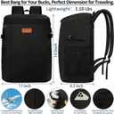 Camping Cooler Backpack 30 45 Cans, Soft Backpack Coolers Insulated Leak Proof Travel Cooler Bag Waterproof Lunch Picnic Beach Work Trip Thermal Bag Drink Beverage Beer Bag Cooler