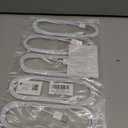 [ MFi Certified ] 5Pack 6ft iPhone Charger Cable, Long Lightning Cable 6 Foot, High Fast 6 Feet iPhone Charging Cable Cord Connector for iPhone 12 Mini 12 Pro Max 11 Pro MAX XS Xr X 6 AirPods (white)