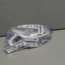 Patio Sliding Door Handle Set with Mortise Lock, Key Cylinder and Keeper, Replacement Handle Lock Set Fits Door Thickness from 1-1/2" to 1-3/4", 3-15/16" Screw Hole Spacing, Keyed, White