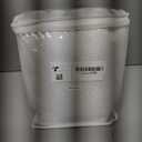 Waffle Weave Shower Curtain - White Cotton Fabric Texture Heavyweight Shower Curtain for Bathroom, Washable, 72W x 72L