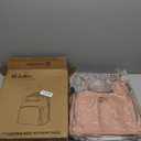 JOLLITO Baby Diaper Bag Backpack with Changing Station, Large Capacity, Stroller Straps and USB Charging Port, Baby Registry Search for Boys & Girls (Pink)