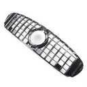 Chrome For 2020 2021 2022 Mercedes-Benz GLC-Class GLC 300/300e/350e/43 AMG SUV&Coupe With AMG Package Front Bumper Grille GT Style Center Grill