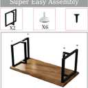 TIEOU 28 Inch Metal Table Legs Heavy Duty T Shape Metal Desk Legs Set of 2 Industrial Black Table Legs,Modern (28" H X35''W)