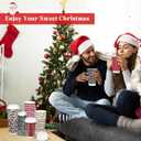 48 Sets 16 oz Classic Christmas Disposable Paper Cups with Lids for Drinking Hot Cocoa Coffee Tea Beverage Double-Wall Insulated Design Merry Christmas Winter Home Office Party Supplies