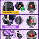 VANMASS Phone Holders for Your Car 2026 Ultimate Phone Mount Military-Grade Windshield Dashboard VentNewest Best Strongest Cell Phone Car Mount for iPhone 16 Pro Max 15 Samsung Android,Purple