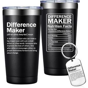 Grifarny Difference Maker Definition Tumbler Mug - Christmas Thank You Gifts for Men, Women - Appreciation, Inspirational Gifts for Boss, Employee, Teachers, Assistant Principal, Coworkers