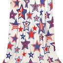 Extra Soft 4th of July Blanket Independence Day Patriotic Star Throw Blanket 50x60 Inch,Cozy Lightweight Blankets for Bed, Sofa, Outdoor Use -Veterans Day, for Family