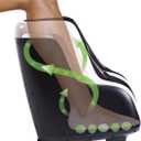 Human Touch Reflex SOL Foot & Calf Massager w/Heat - HSA Approved - Plantar Fasciitis Relief + Circulation + Shiatsu Deep Kneading + Vibrating for Stress - Adjustable for Women & Men up to Size 12