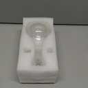 HAIZEEN 13ounce/ 380 ml Clear Glass Olive Oil Dispenser Bottle - Oil & Vinegar Cruet with Pourers and NO Funnel Needed - Olive Oil Carafe Decanter for Kitchen and BBQ (12.8 Ounces)