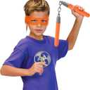 Superhero Turtle Cosplay Costume props Children's Turtle toys for birthday parties Halloween Christmas gifts (Orange)