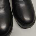 Modatope Knee High Boots Women Black Round Toe Chunky Low Flat Heel Side Zipper Fall Tall High Boots for Women Size 7.5