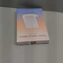 FUNTOUCH Rechargeable Travel Makeup Mirror with 72 Led Lights, Portable Lighted Beauty Mirror, 3 Color Lighting, Dimmable Touch Screen, Tabletop LED Folding Cosmetic Vanity Mirror (White)