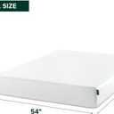 Zinus 10 Inch Full Green Tea Memory Foam Mattress [New Version], Fiberglass Free, Medium Firm Feel, Zoned Pressure Relief, Certified Safe Foams & Fabric, Mattress in A Box