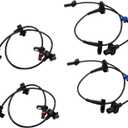 57455TR3A02 ABS Wheel Speed Sensor Front & Rear Side Replacement for Honda Civic 2012-2013, Replaces 57450TR3A02 57470TR0013 57475TR0013