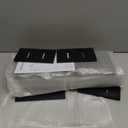 31-inch bamboo stove rack for above the hob, kitchen bamboo spice rack, supports up to 50 pounds. Bamboo stove rack for storing spices and kitchen utensils (Black)