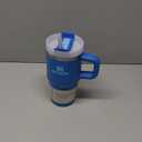 STANLEY Quencher H2.0 Tumbler with Handle and Straw 20 oz | Flowstate 3-Position Lid | Cup Holder Compatible for Travel | Insulated Stainless Steel Cup | BPA-Free | Azure