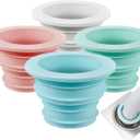 4 Pieces Drain Tube Hose Seal Deodorant Silicone Plug Sealing Plug Sewer Seal Ring Washing Machine for Bathroom Kitchen Cleaning Tools