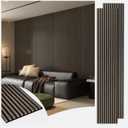 Art3d 2-Pack 108" x 12" Acoustic Wood Panels for Wall, Soundproof Wood Slat Panel