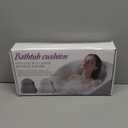 Silicone Bath Pillows for Tub - Adjustable Firmness Bathtub Pillow for Offering Perfect Head Neck & Back Support, Bath Pillow Cushion for Epsom Salt Soaking  Spa Gifts for Women & Parents, White