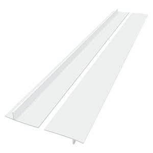 Silicone Stove Counter Gap Cover (2 Pack),Easy Clean Heat Resistant Wide & Long Kitchen Stove Gap Filler,Seals Spills Between Counters, Oven, Stovetops, Washing Machines, Washer, Dryer(25in, White)