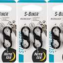 Nite Ize S-Biner Slidelock Black 3 Pack