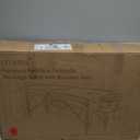 civama Massage Table Massage Bed Portable, 29 LBs Light Weight 2 Section Foldable Tattoo Bed Facial Care Spa Lash Bed Height Adjustable Sturdy Wooden Frame with Accessories Carrying Bag, Black