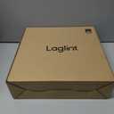 10.5 inch Dinner Plate Set of 6, Lightweight Round Opal Glass Dinnerware Plates, Dishwasher and Microwave Safe, Black Modern Speckled Design (Galaxy)