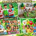 Pixel Game Birthday Party Decorations - Miner Supplies Set Gaming Theme - Including Banner Balloons Tablecloth Plates Toppers Napkins Favor Bags - Mining Bday Pack Craft Decor Kit Boys Girls