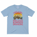 Cool Komodo Dragon Art For Girls Women Komodo Dragon Lover T-Shirt Size S