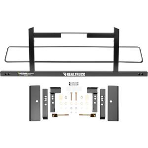 RealTruck Backrack Hardware Kit for use w/Low-Profile Tonneau, Black, No Drill | 40120 | Fits 2007-2018 Chevrolet/GMC Silverado/Sierra 1500; 2007-2019 Chevrolet/GMC Silverado/Sierra 2500/3500 HD