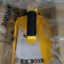 Uniqwamo Handheld Power Spreader Compatible for Dewalt 20V/60V Li-ion Battery, Year-Round, Grass Seeds, Rock Salt (Battery not Included) (Yellow)