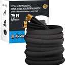 75 FT Garden Hose, Non-Expanding Water Hose, Ultra Flexible, Burst-Resistant, Kink-Free, High-Pressure Garden Hose for Easy All-Weather Use on Lawns, Gardens, and Outdoor Cleaning