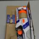 NERF N Strike Elite Strongarm Toy Blaster with Rotating Barrel (White)
