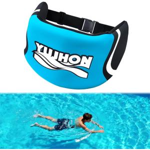 Swim Belt for Adults,Stay-in-Place Adult Flotation Belt with Zippered Pocket,Water Aerobics Belt for Deep Water Exercise,3-Section EPE Waist Float Belt for Aqua Jogging & Pool Exercise