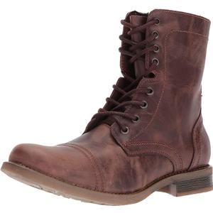 Steve Madden mens Troopah-c (7, Brown Leather)