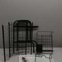 LEGUANG 2-Tier Stainless Steel Dish Drying Rack, Space-Saving Kitchen Organizer for in/Over Sink/Counter, with Removable Drain Tray & Cutlery Holder & Utensil Holder, Black