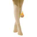 Deesorxin Fleece Lined Tights for Girls,Thick Footed Ballet Tights Thermal Pantyhose Winter Dance Tights 900D for Toddler Kids Beige M(5-7Y)