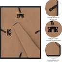 Giftgarden 8.5x11 Picture Frame Black, 8.5 by 11 Award Certificate Diploma Document Frames for Wall or Tabletop Display, 5 Pack