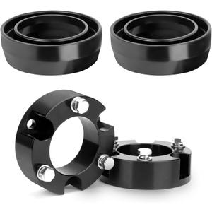 KSP 4Runner Full Leveling Lift Kits, 3"Front Suspension Strut Spacers and 2" Rear Polyurethane Coil Spring Spacers fit for 2003-2024 4Runner 2003-2015 Fj Cruiser 2WD 4WD (Black)