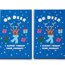 2 x Oh Deer Gift Card Holder 12.6cm x 8.1cm x 1.55cm