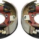 12-1/4" X 3-3/8" (12.25" X 3.375") Hydraulic Trailer Brake Assembly Pair for 9,000/10,000 Lbs (9K/10K) Trailer Axles Left & Right 7-Bolt Replace for Dexter K23-410-00 K23-411-00