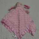 Pro Goleem Loveys for Babies Bunny Security Blanket Baby Girl Gifts Newborn Soft Pink Lovie for Infant and Toddler Snuggle Toy Stuffed Animal, Pink 16 Inch