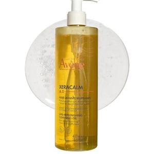 Avène XeraCalm A.D Lipid-Replenishing Cleansing Oil, Atopic Dermatitis, Eczema-Prone, Fragrance-Free, Pump, 13.5 oz.