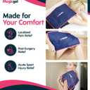 Extra Large & Reusable Ice Pack (15 x 23.5 inches, XL) for Maximum Back and Full Body Pain Relief from Injuries, Swelling, Bruises, Sprains | Ice Blanket for Sleeping & Physical Therapy | By Magic Gel