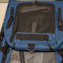 Extra Large Cat Carrier for 2 Cats, Collapsible Soft Sided Pet XL Crate for Large Mudium Big Cat 20lbs+, Car Travel Portable Bag for Long Trips Ride 24"x16.5"x16.5" (Prussian Blue)